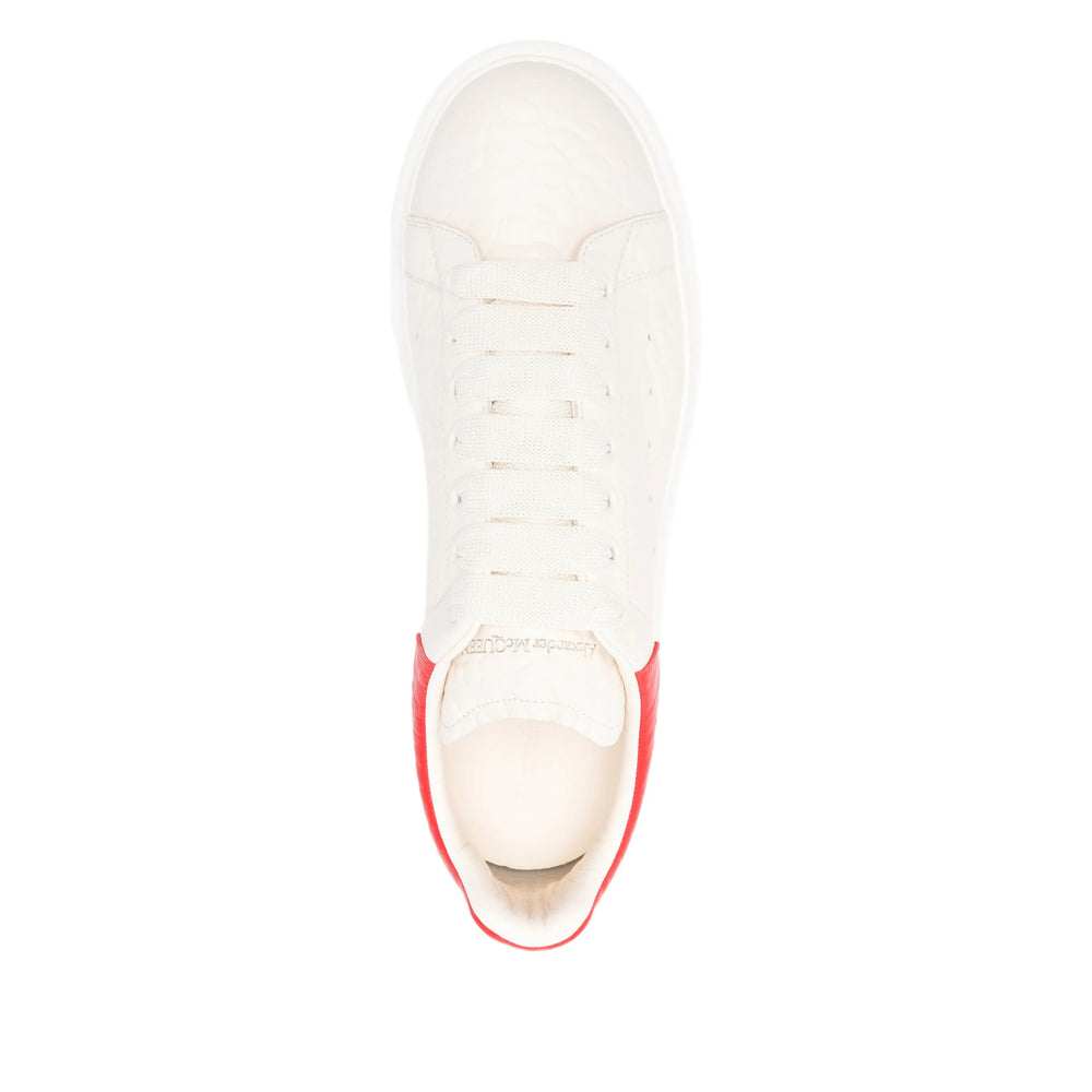 Bold Red Heel Lace Shoe