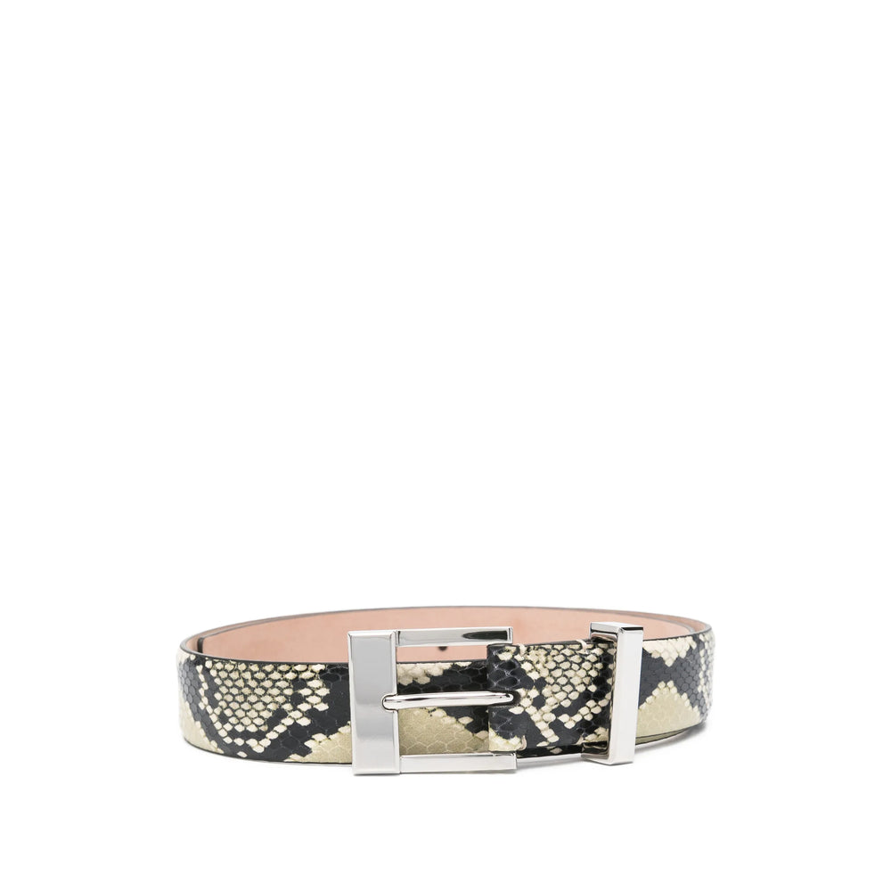 Sleek Snake Effect Buckle