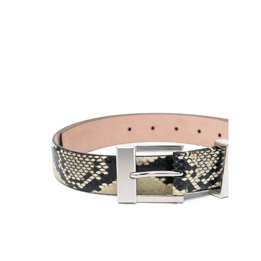 Sleek Snake Effect Buckle