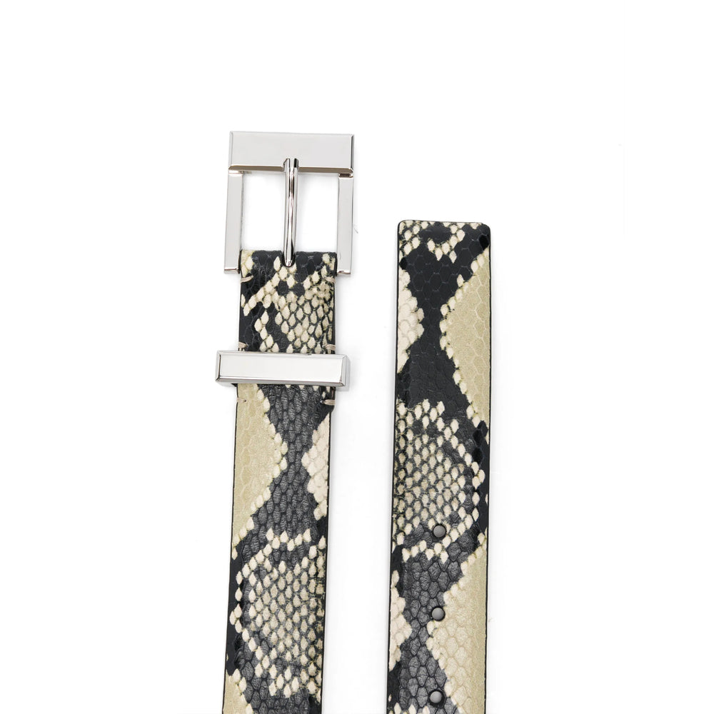 Sleek Snake Effect Buckle