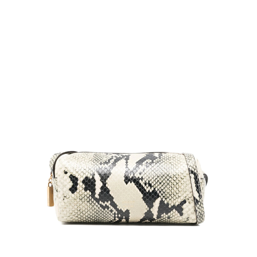 Calf Leather Tassel Accents Clutch