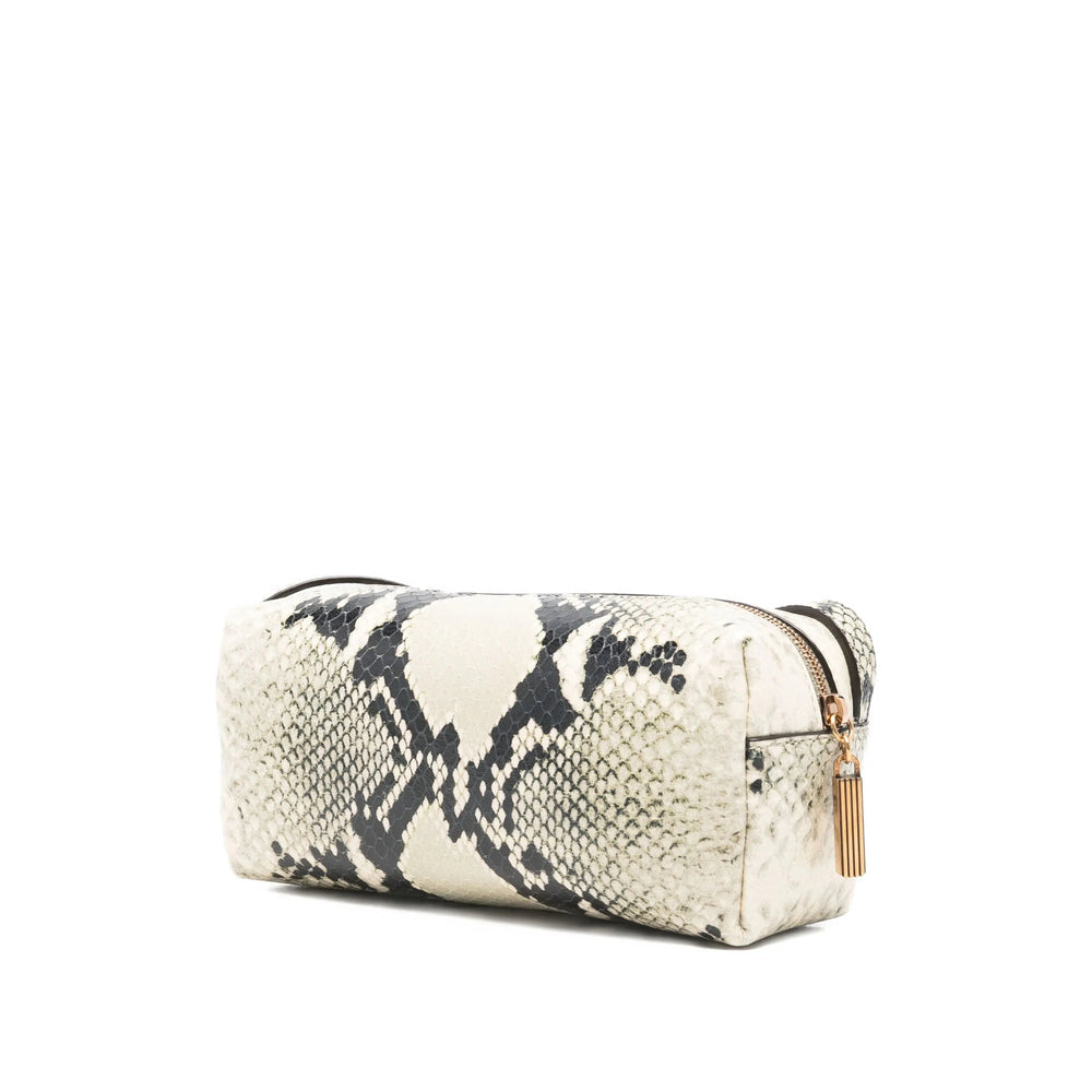 Calf Leather Tassel Accents Clutch