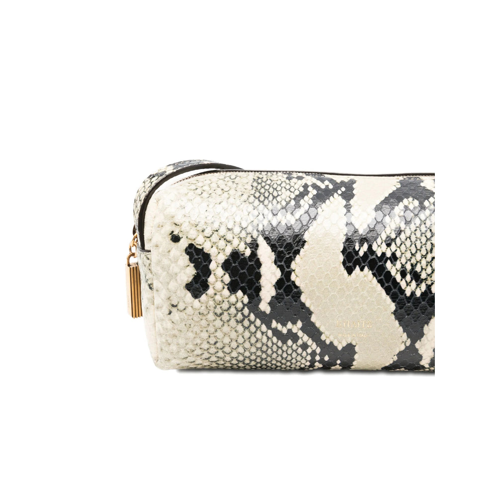 Calf Leather Tassel Accents Clutch