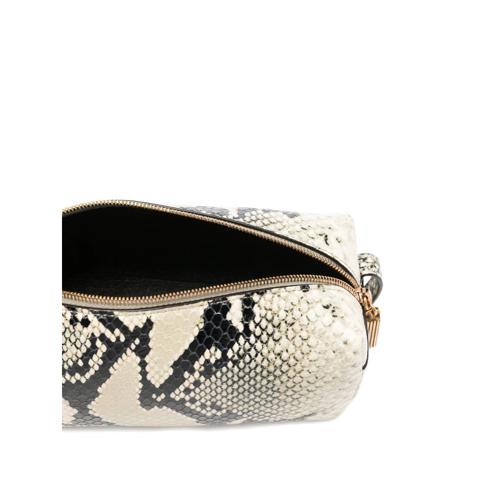 Calf Leather Tassel Accents Clutch