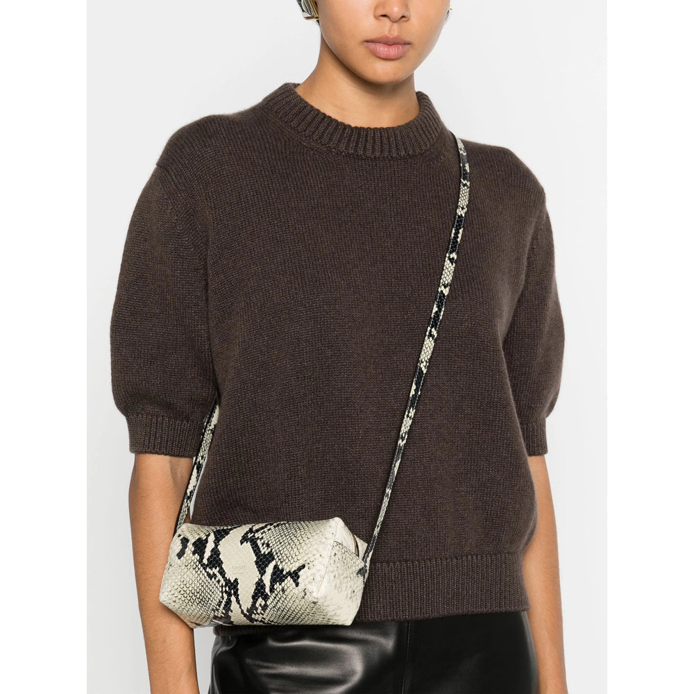 Calf Leather Tassel Accents Clutch