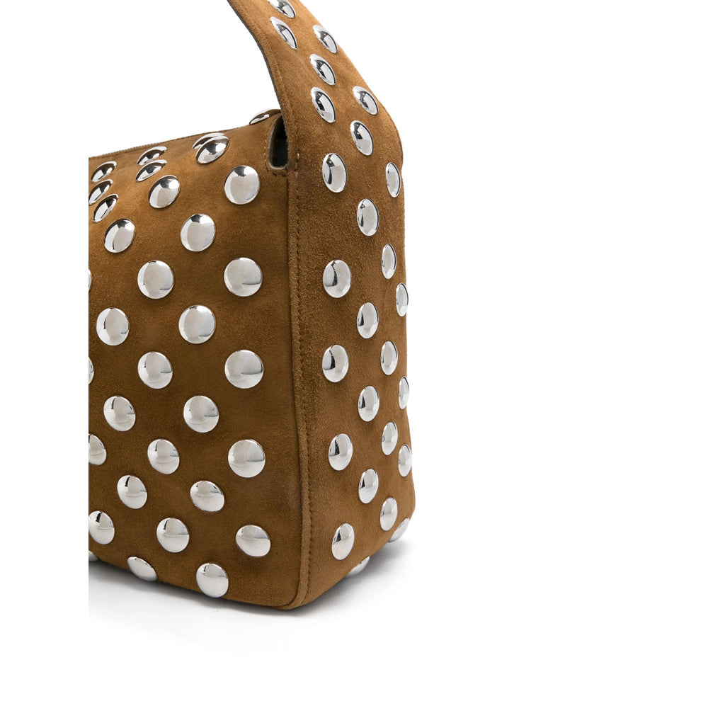 Caramel Suede Shoulder Tote