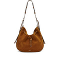 Calf Suede Shoulder Satchel