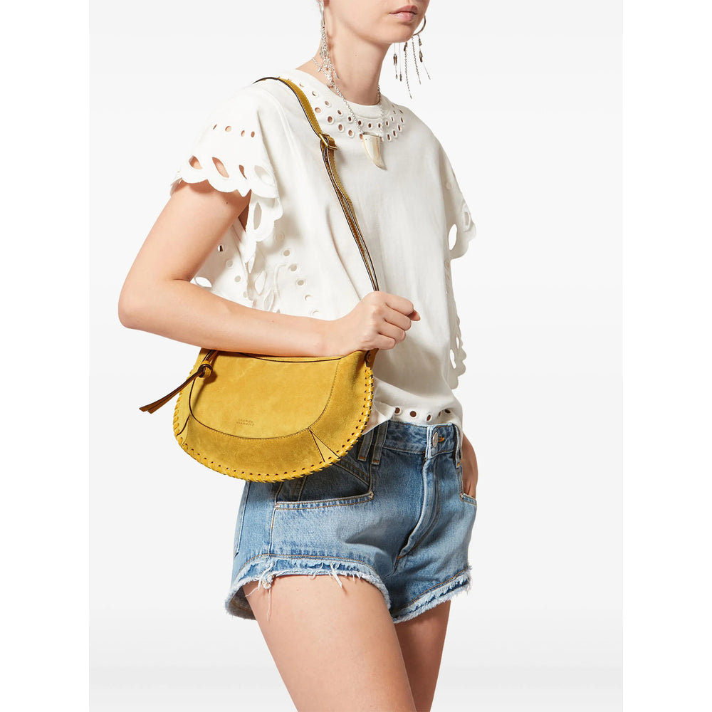 Soft Yellow Suede Bra
