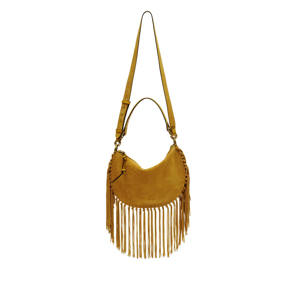 Calf Suede Boho Fringe Bag