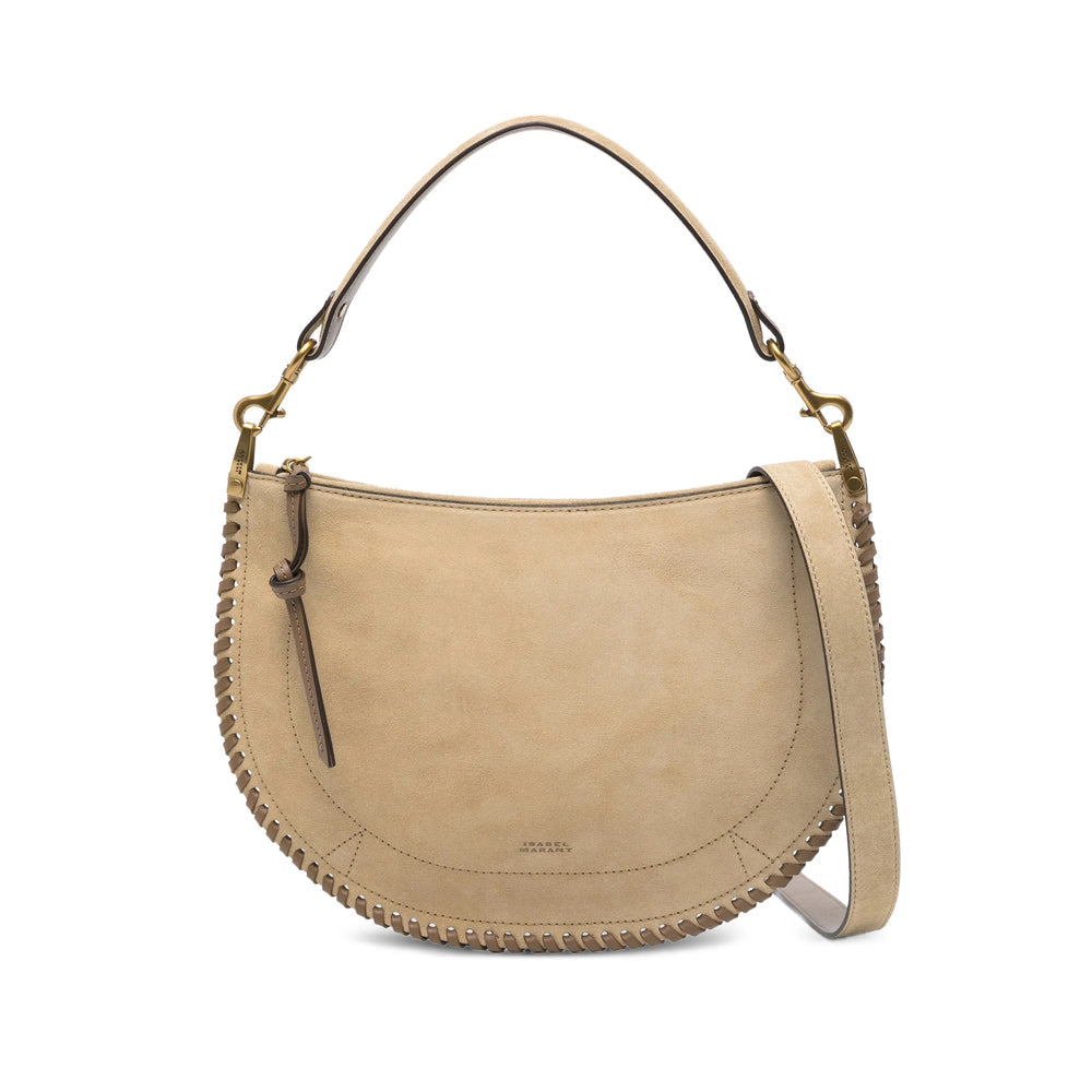 Beige Suede Utility Tote