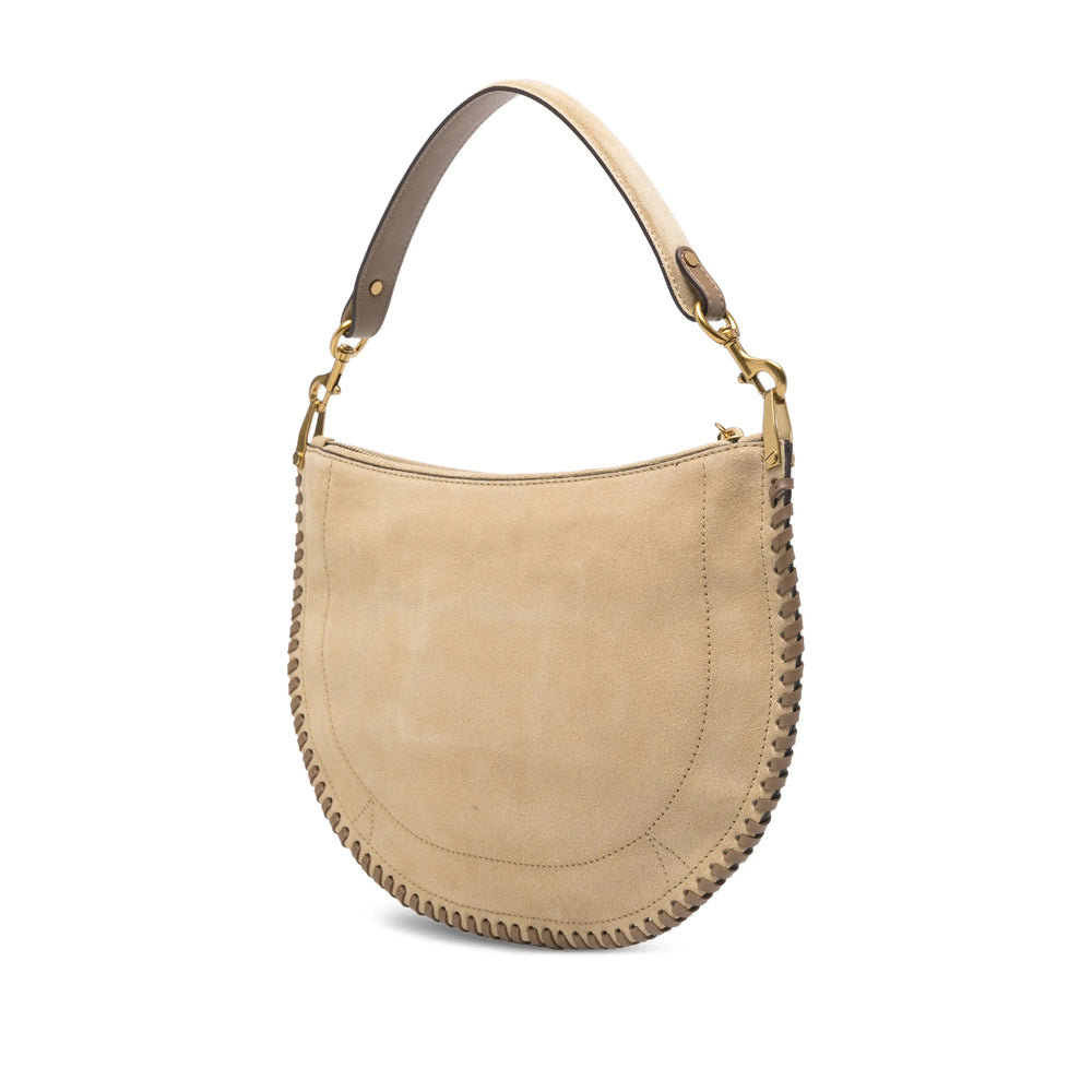 Beige Suede Utility Tote