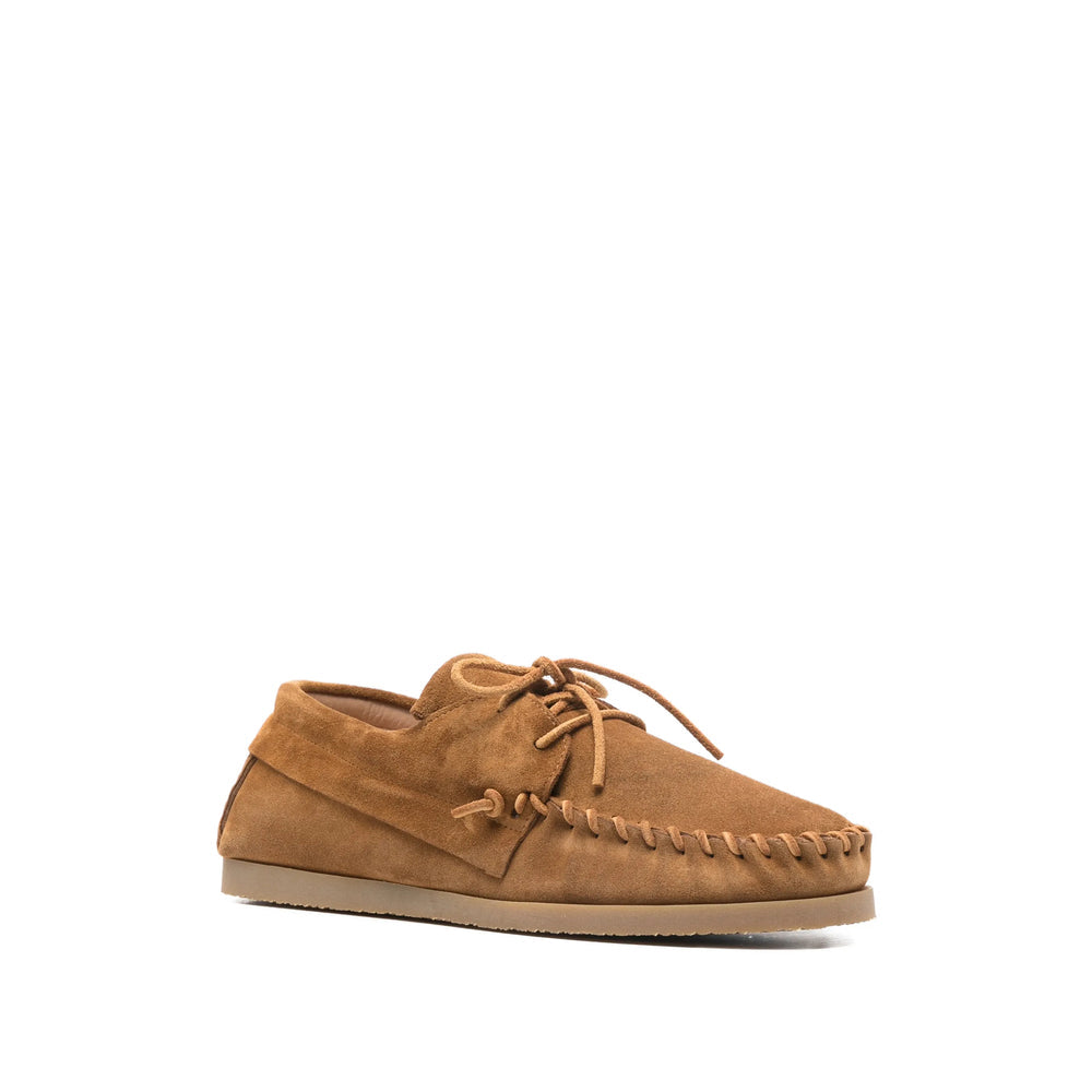 Earth Tone Suede Slip-on