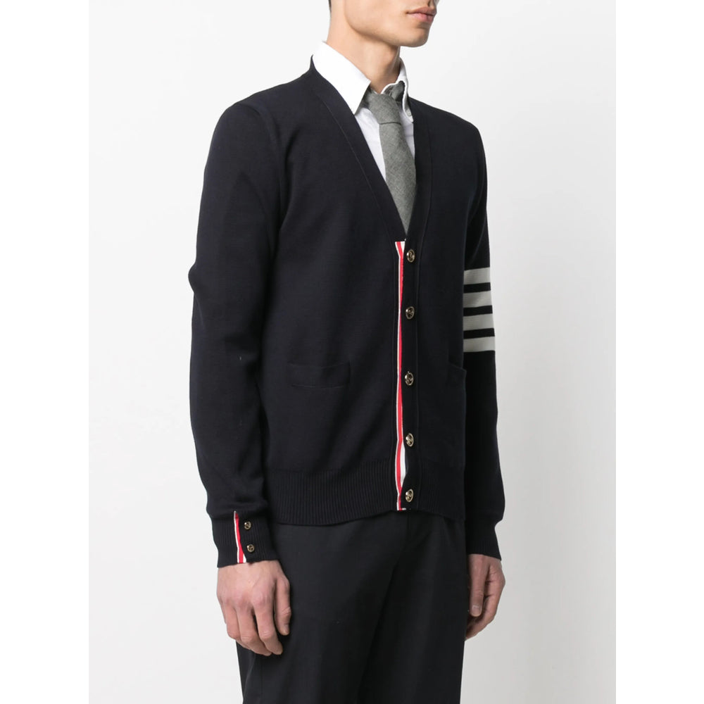 Navy Blue Milano Stitch Cardigan