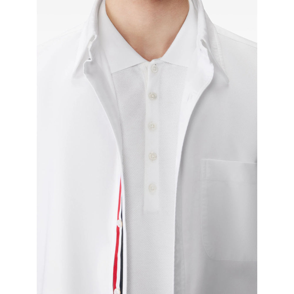 Slim Fit Point Button Shirt