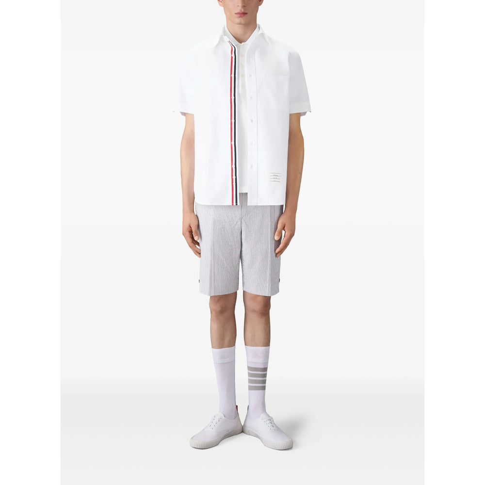 Slim Fit Point Button Shirt