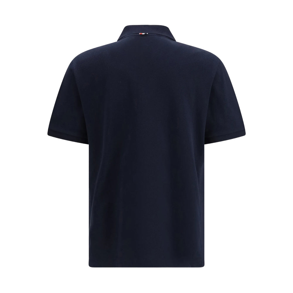 Navy Classic Striped Polo Shirt