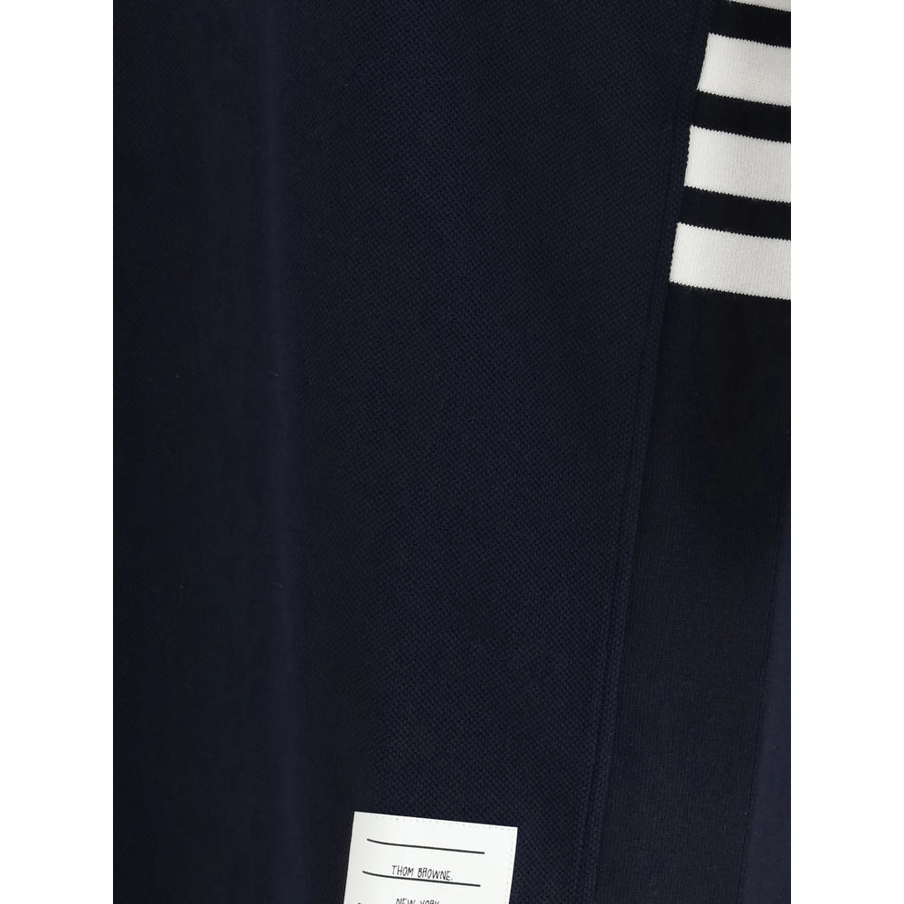 Navy Classic Striped Polo Shirt