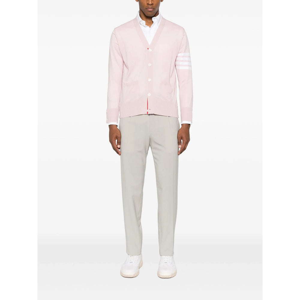 Soft Pink V-neck Sweater