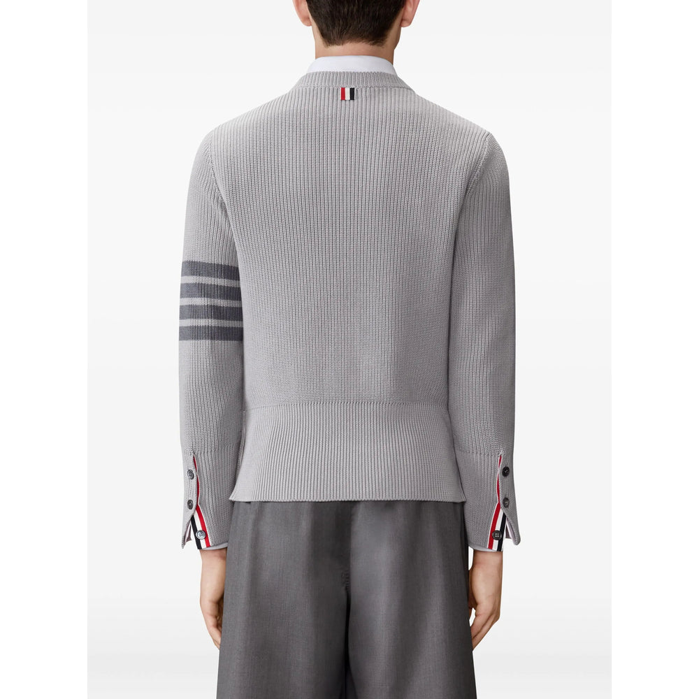 Grey Stripe Crew Neck