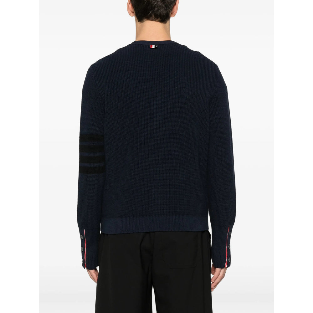 Contrasting V-neck Sweater