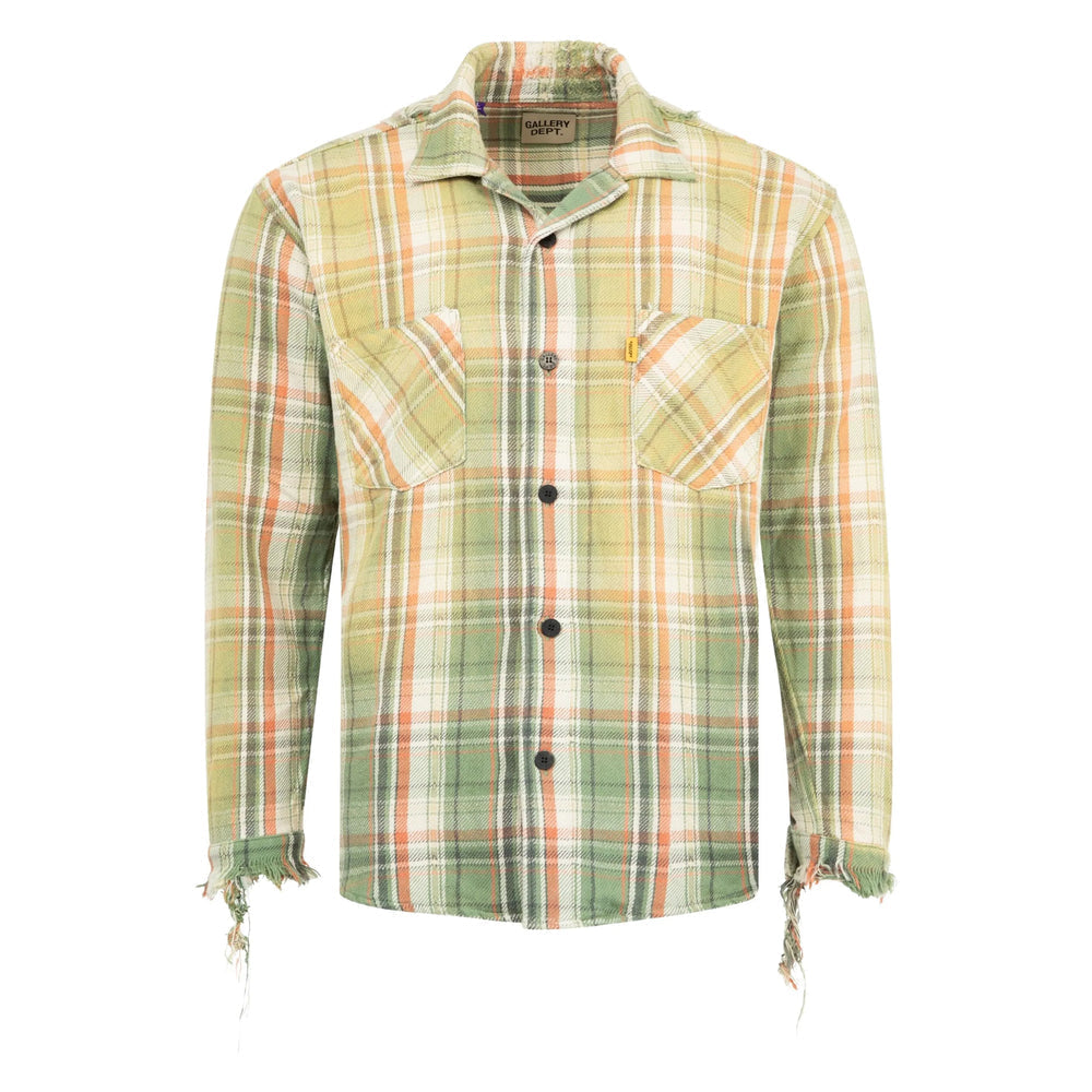 Crisp Distressed Cotton Shirt