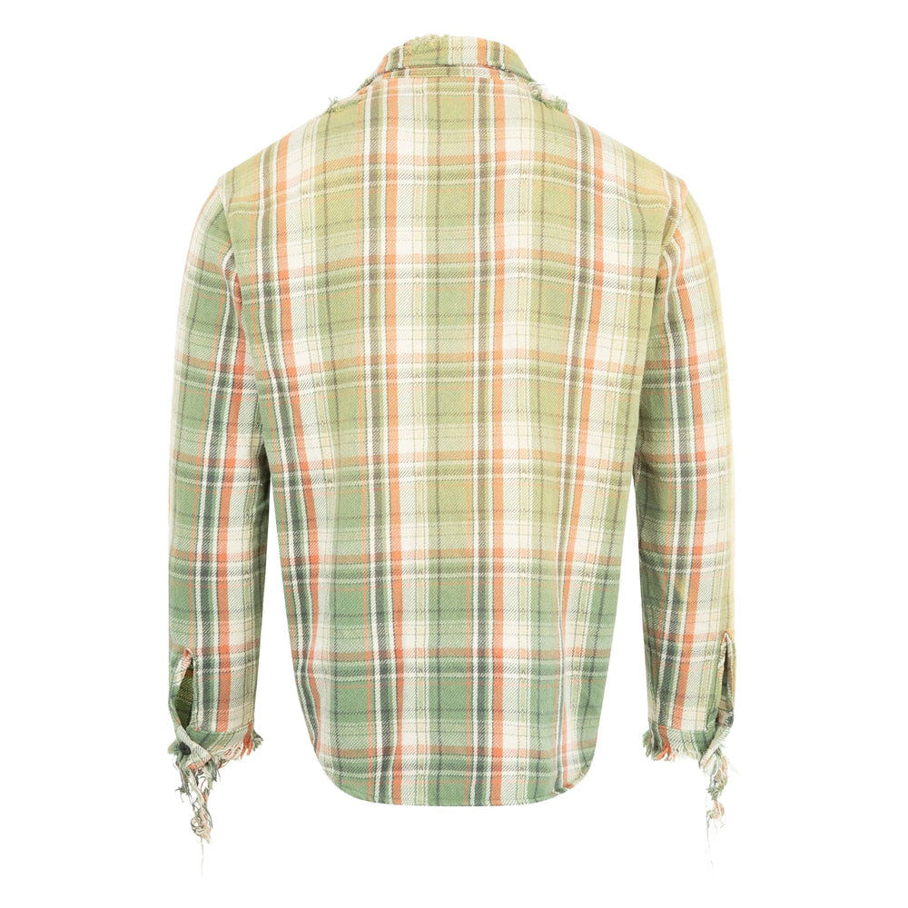 Crisp Distressed Cotton Shirt