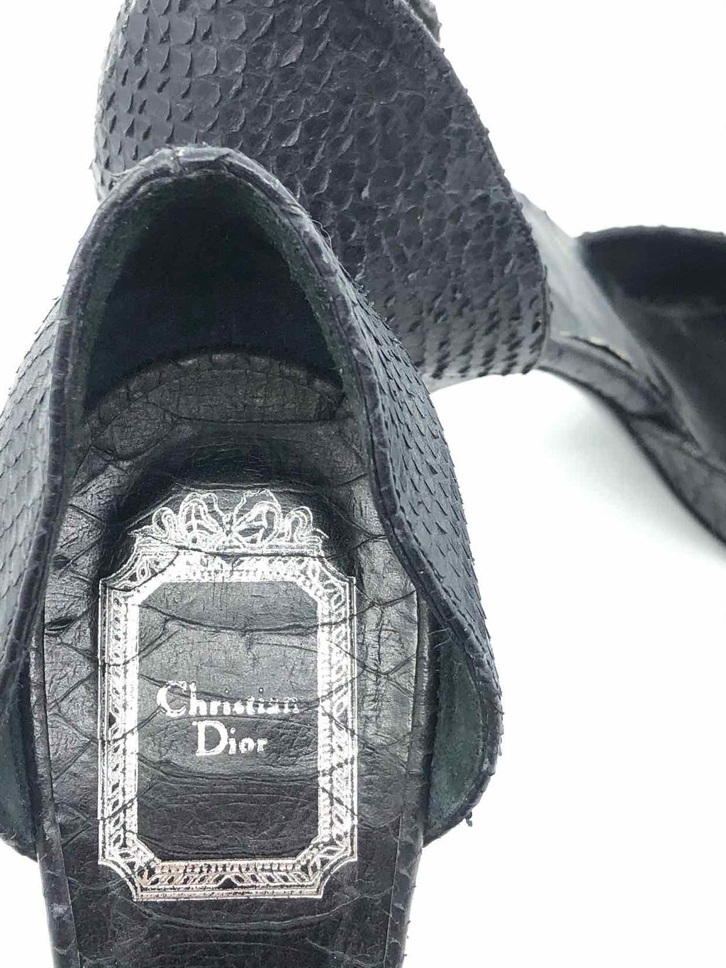 CHRISTIAN DIOR Open Toe Pumps | 8.5