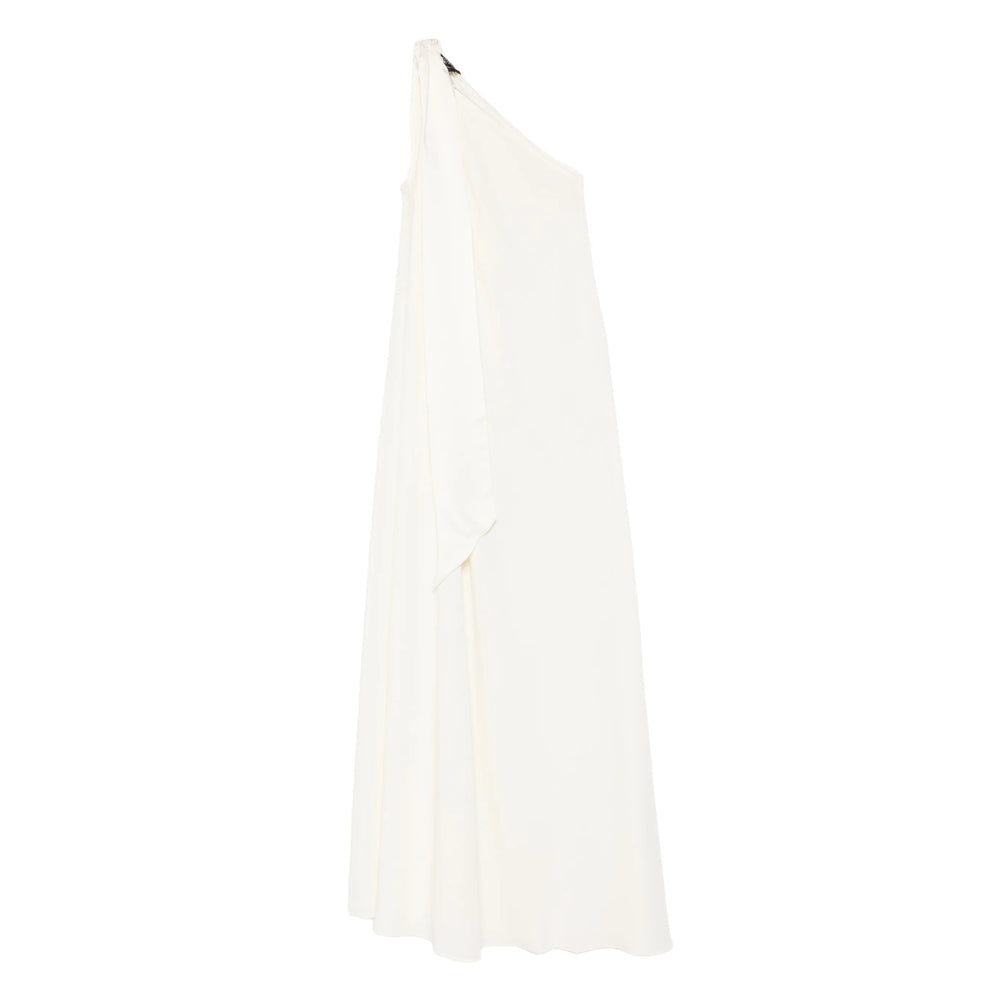 Flowing One-shoulder Gown