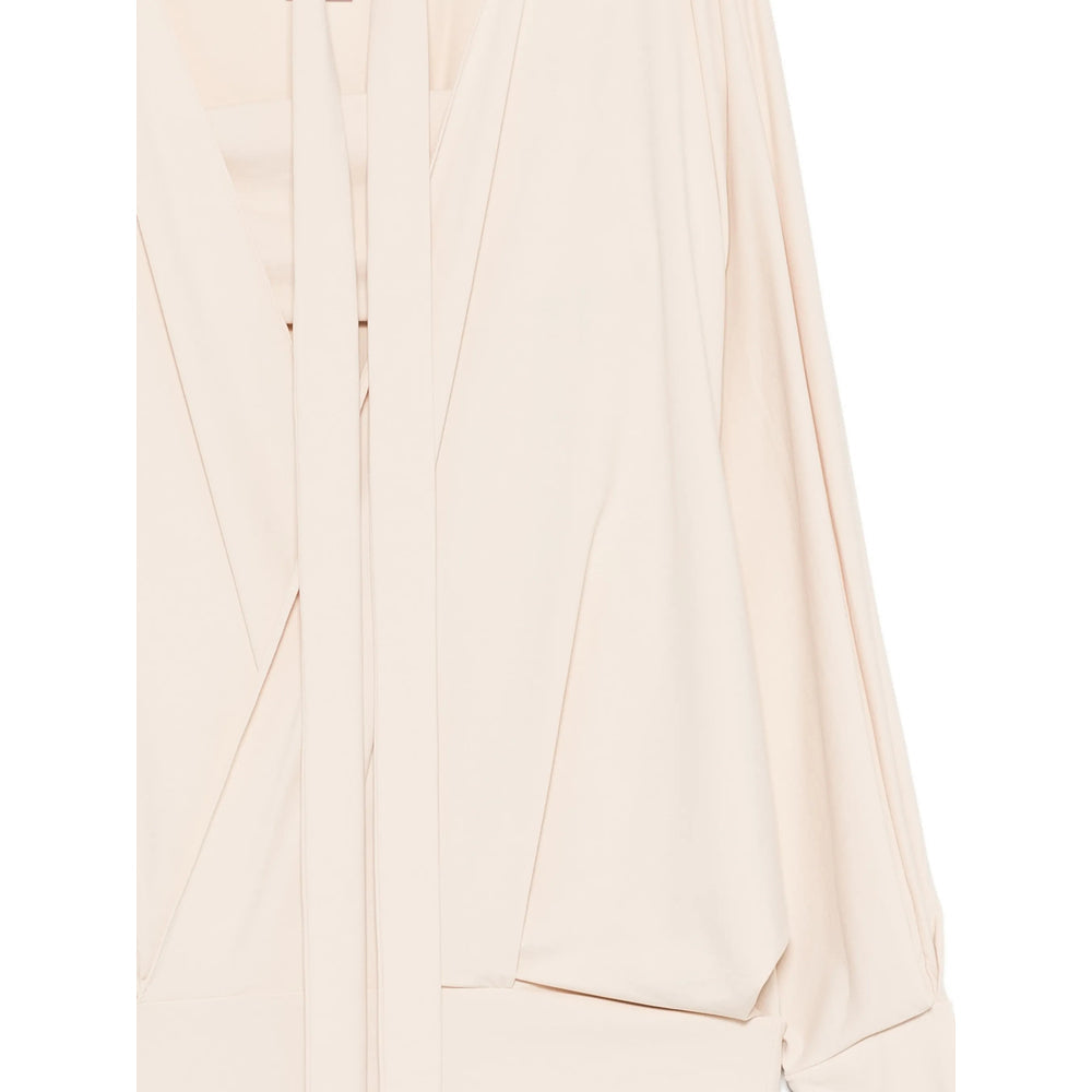Beige Plunge Swimsuit