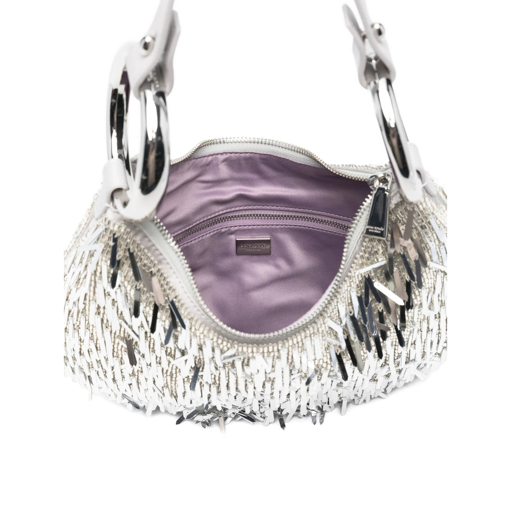 Silver Sequin Clutch