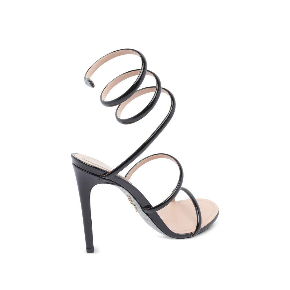 High Heel Spiral Wrap Boot