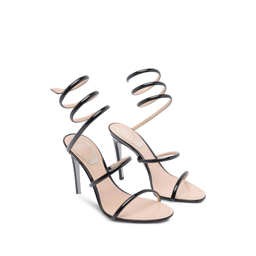 High Heel Spiral Wrap Boot