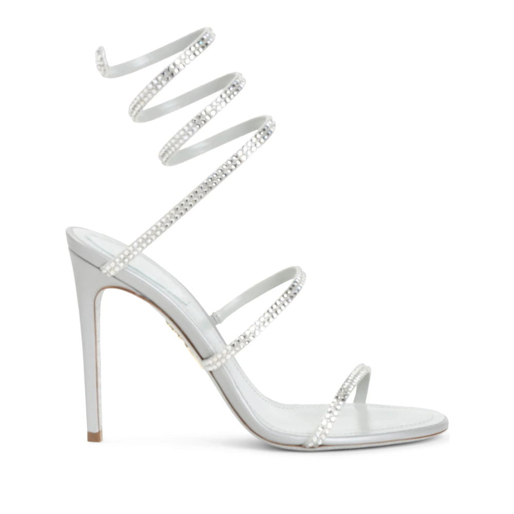 Silver Calf Stiletto Shoe