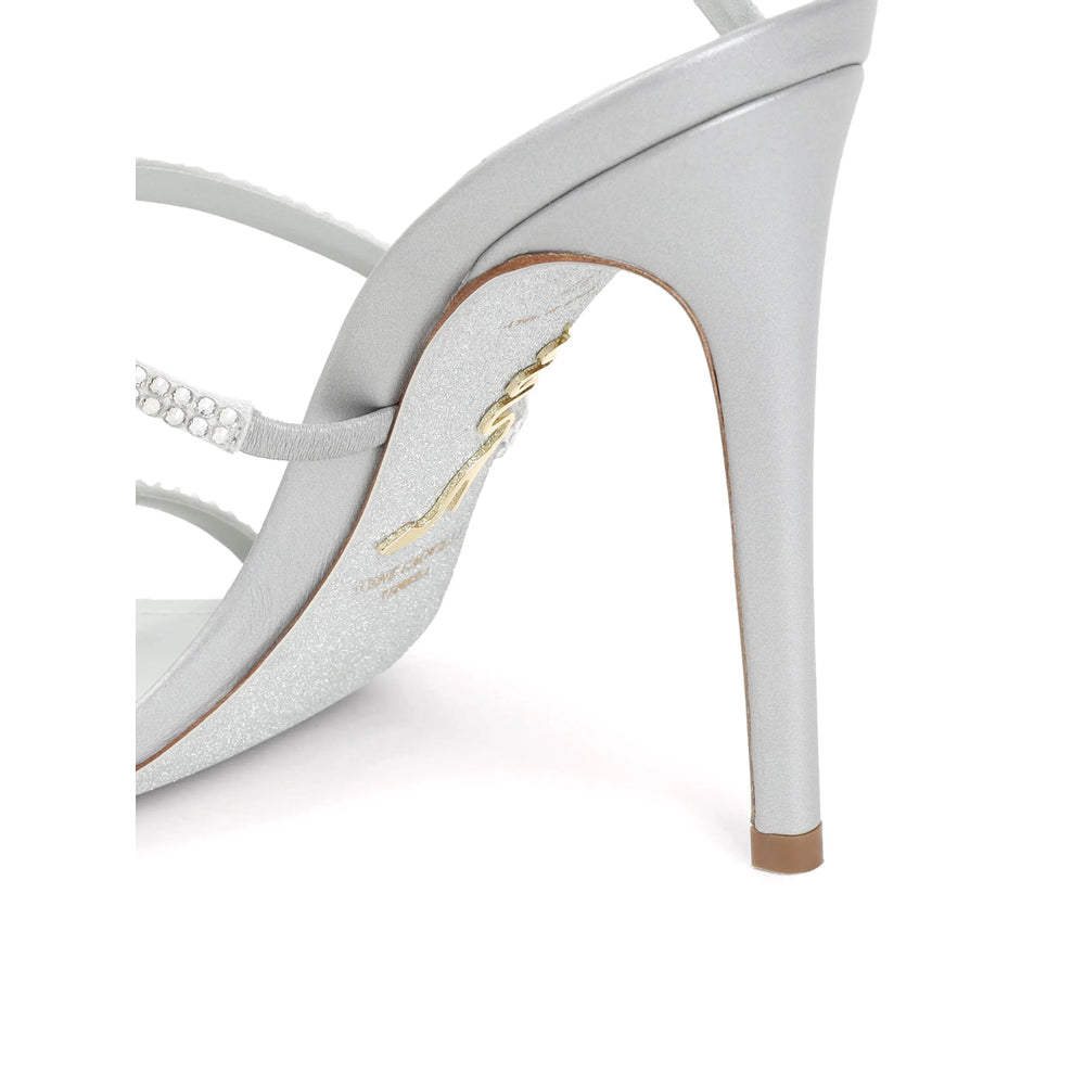 Silver Calf Stiletto Shoe