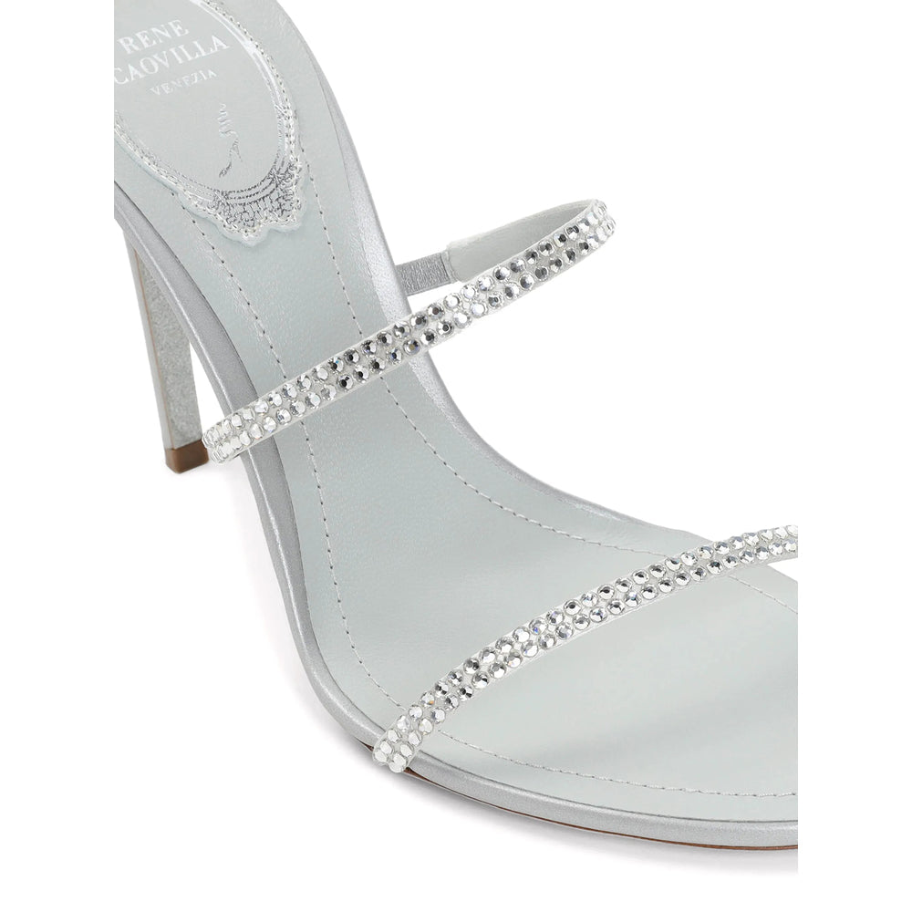 Silver Calf Stiletto Shoe