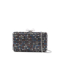 Chain Strap Crystal Bow Satchel