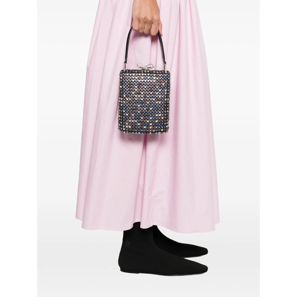 Multicolour Crystal Top-handle Bag