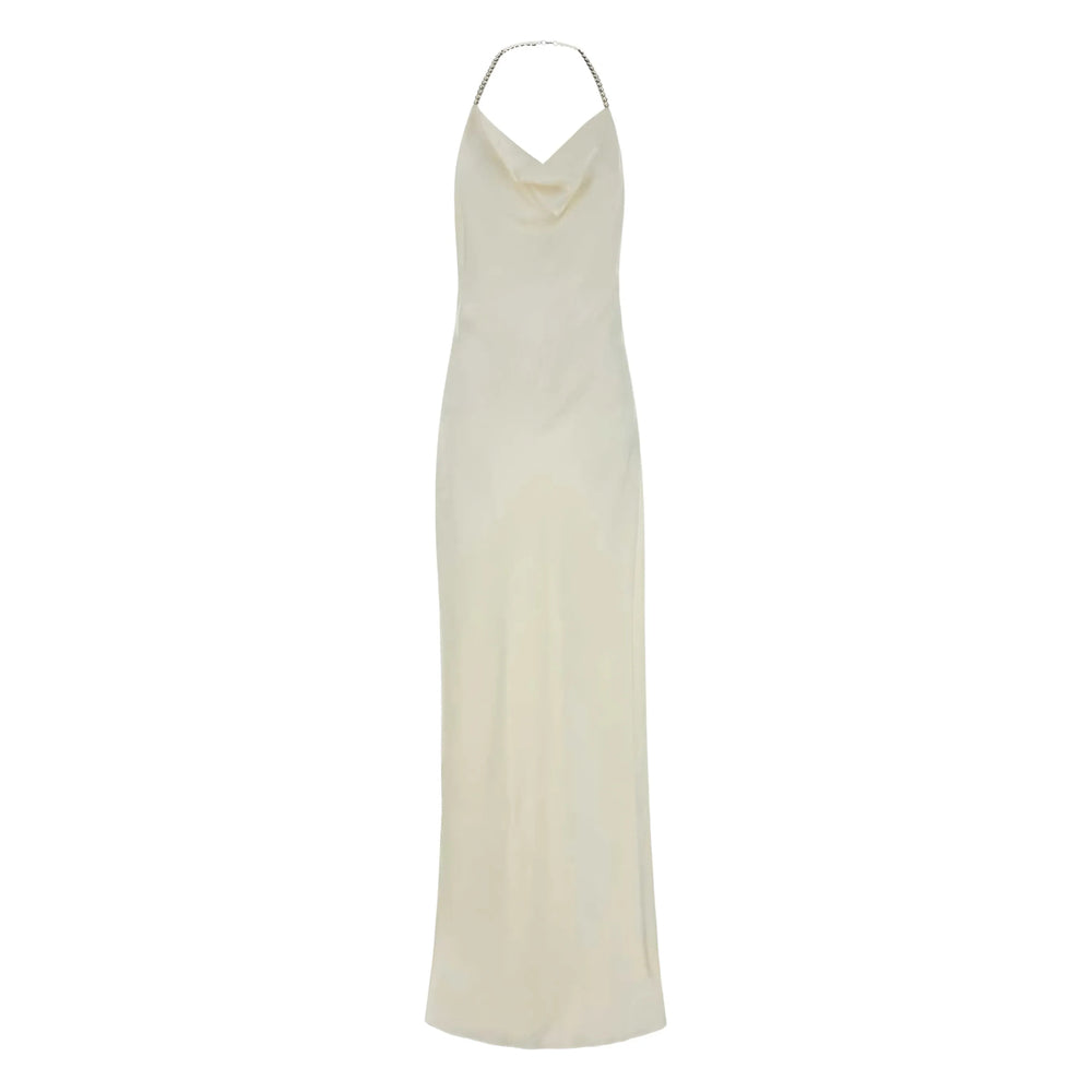 Effortless Beige Chain Maxi