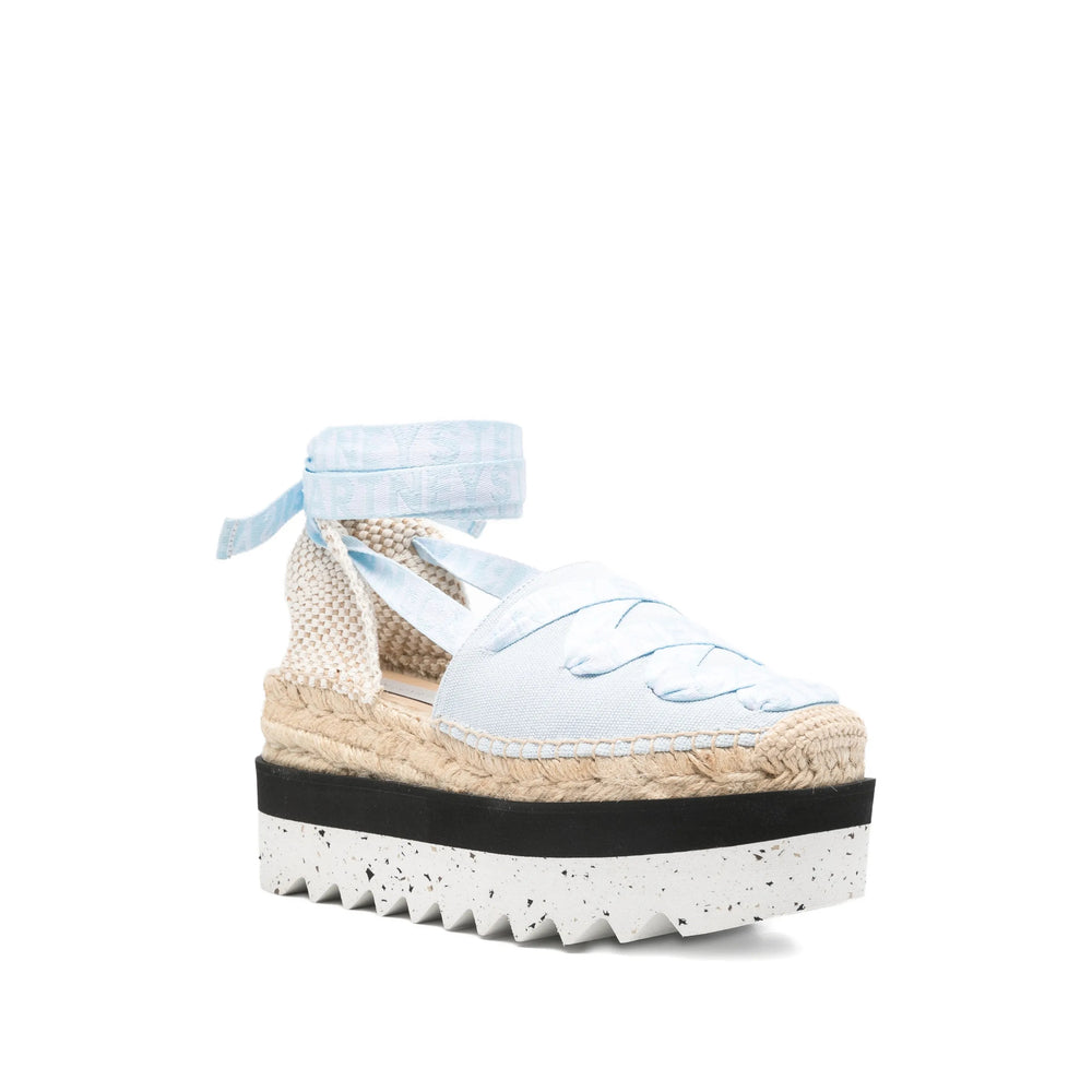 Light Blue Ribbon Sandal