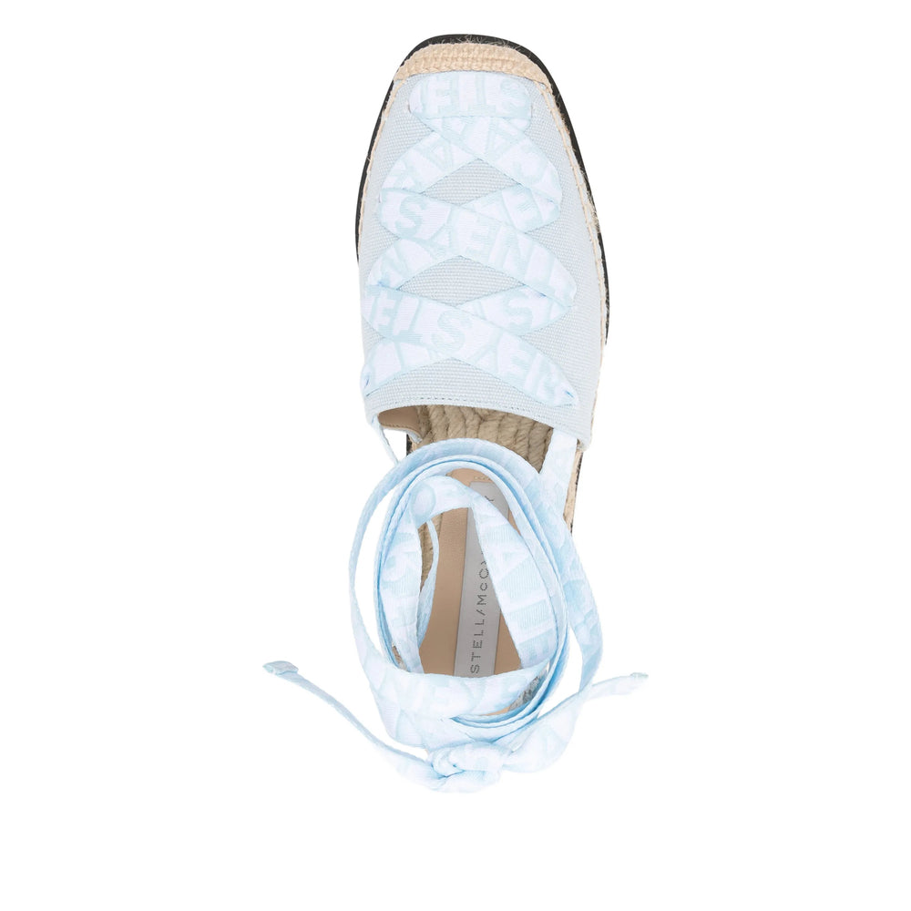 Light Blue Ribbon Sandal