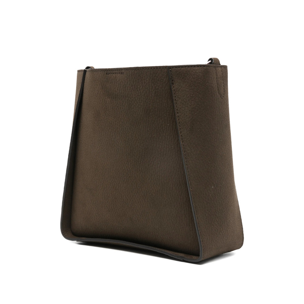 Dark Brown Signature Satchel