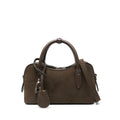 Dark Brown Leather Tote Bag