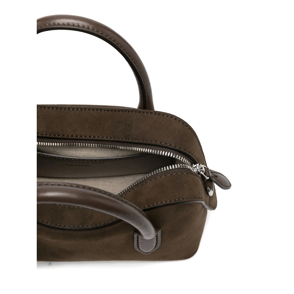 Dark Brown Leather Tote Bag