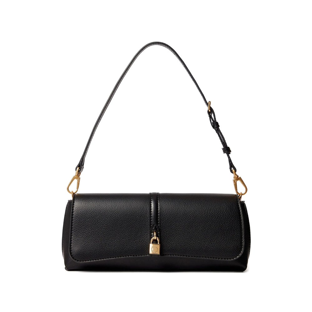 Black Suede Shoulder Bag