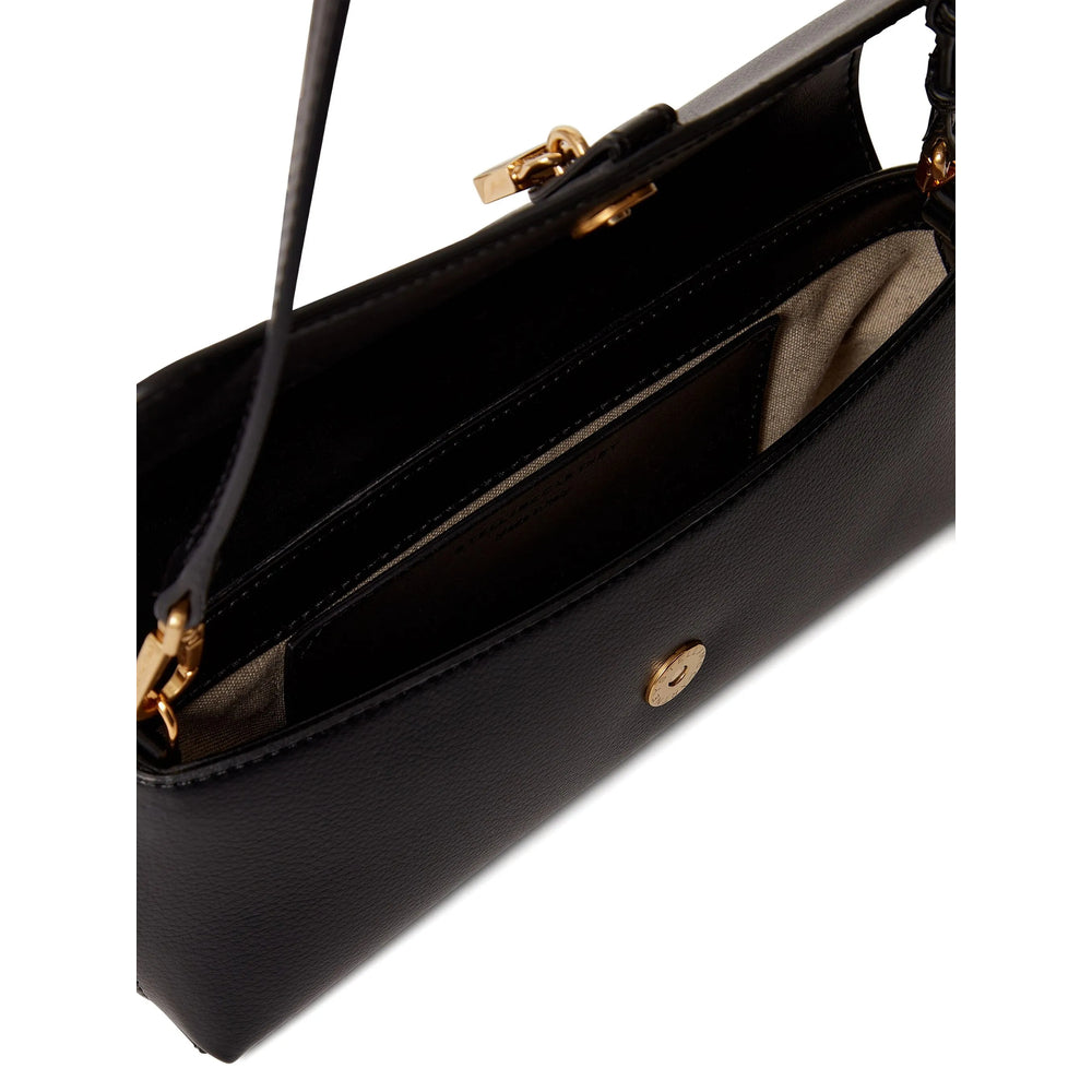 Black Suede Shoulder Bag