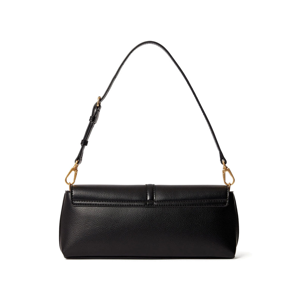 Black Suede Shoulder Bag