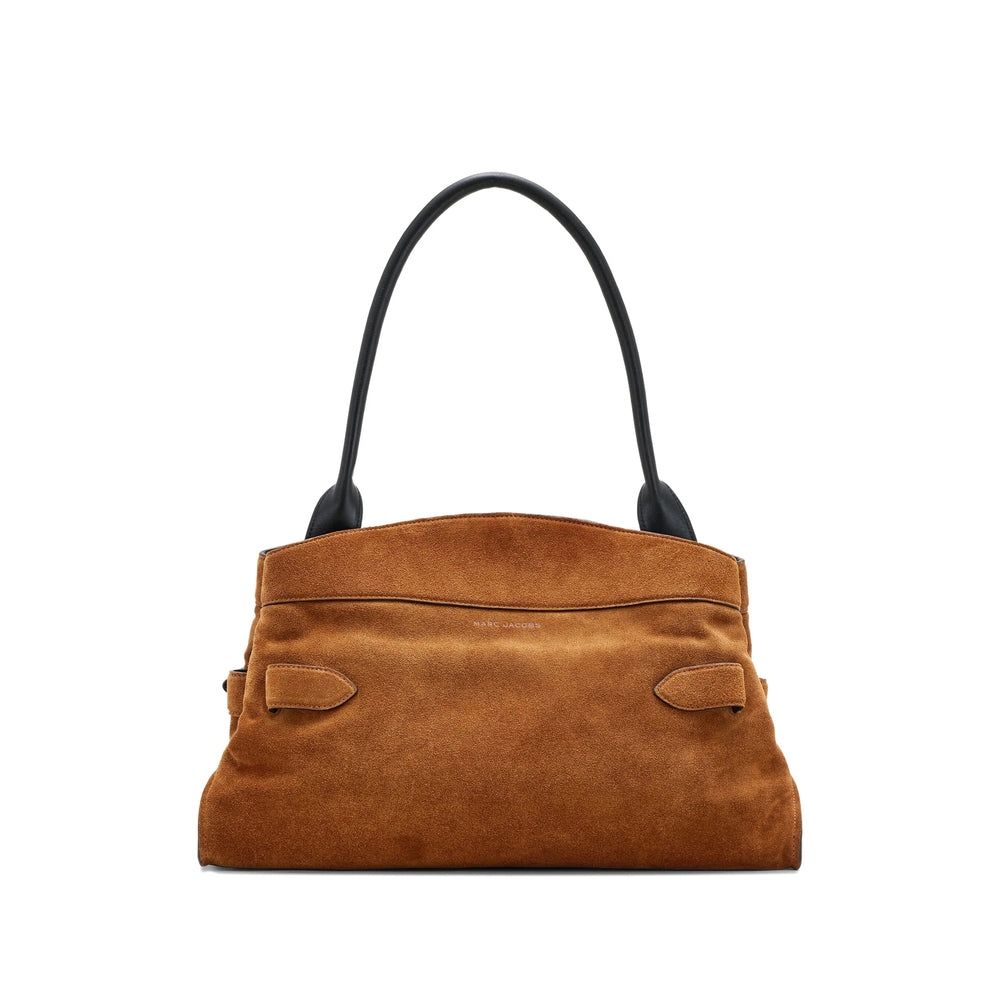 Suede Calf Satchel Bag