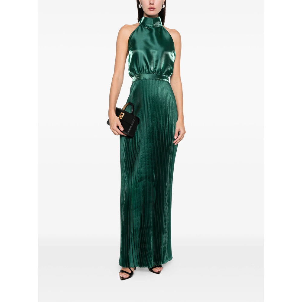 Pleated Halter Skirt