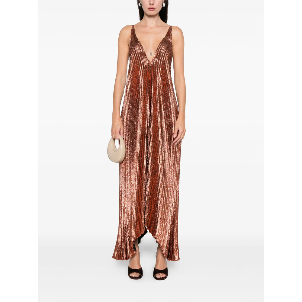 Bronze Accent V-neck