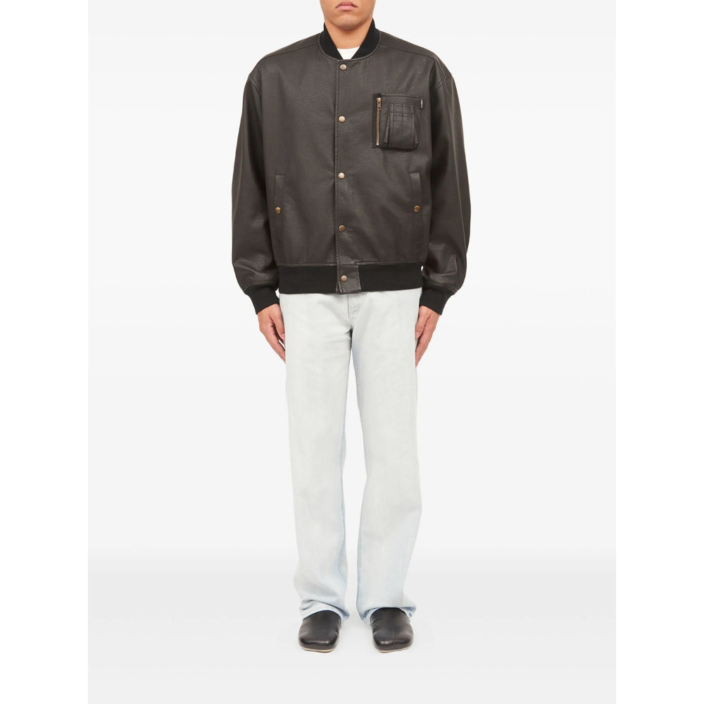 Clean-lined Ribbed Jacket